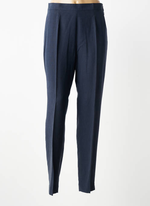 Pantalon slim țesătură poplin mărime normală albastru BIESSE femme