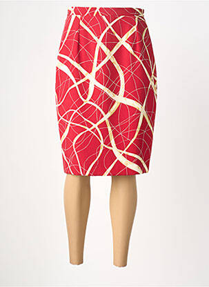 Fustă midi mărime normală roșu CLAUDE DE SAIVRE femme