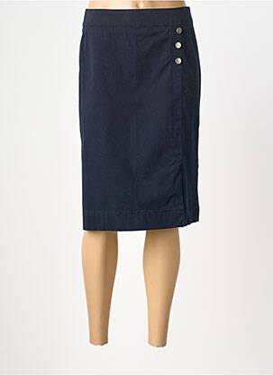 Fustă midi croială dreaptă albastru ARMOR LUX femme