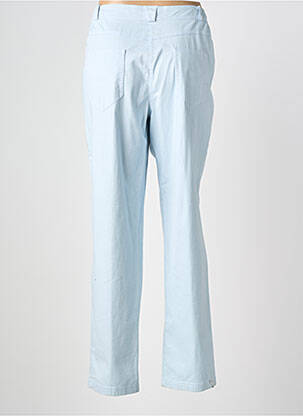 Pantalon chino țesătură poplin mărime normală albastru PIER BÉ femeie