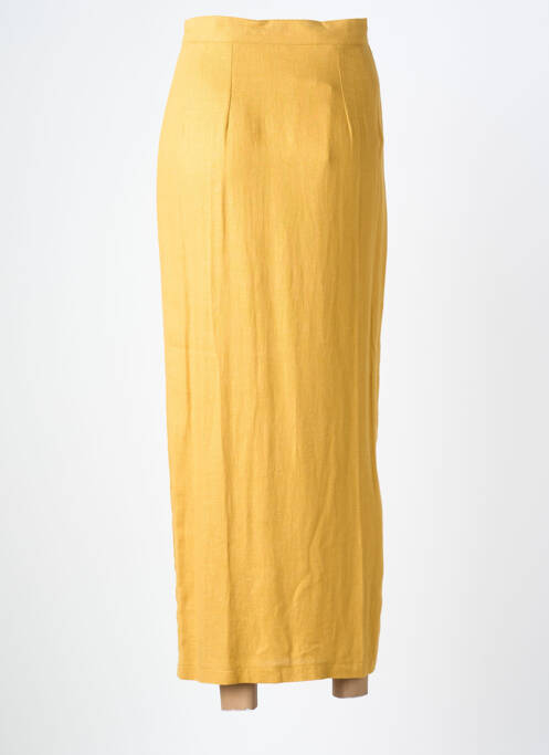 Fustă lungă croială dreaptă galben CANNISSE femme