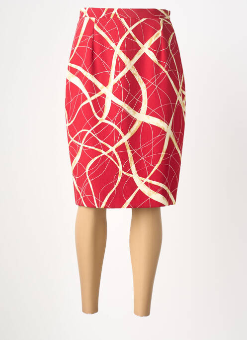 Fustă midi mărime normală roșu CLAUDE DE SAIVRE femme