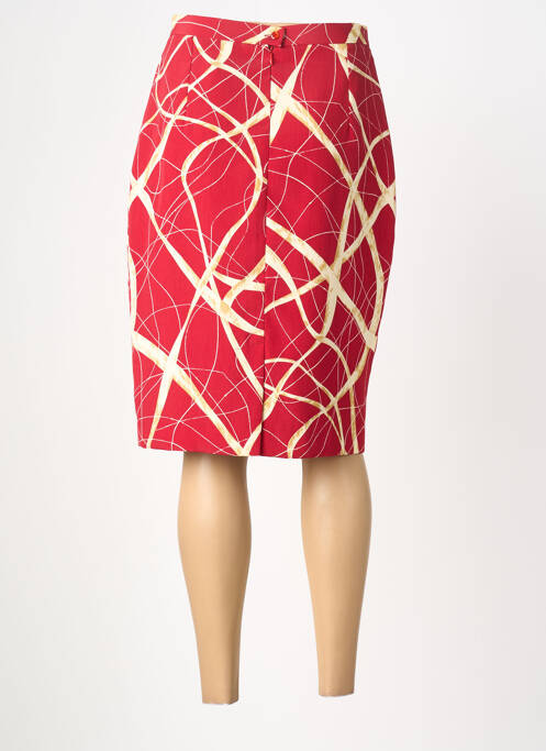 Fustă midi mărime normală roșu CLAUDE DE SAIVRE femme