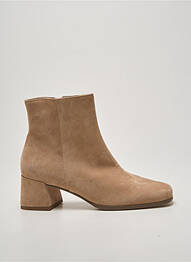 Botine/ghete toc pătrat toc de 4 la 6 cm bej HOGL femme
