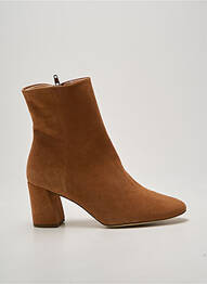 Botine/ghete toc pătrat toc de 4 la 6 cm maro HOGL femme