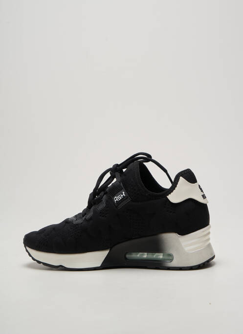 Adidași branț detașabil toc plat până la 3 cm negru ASH femme
