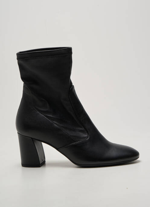 Botine/ghete toc pătrat toc de 4 la 6 cm negru HOGL femme
