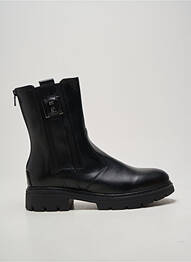 Botine/ghete țesătură satinată toc de 4 la 6 cm negru NERO GIARDINI femme