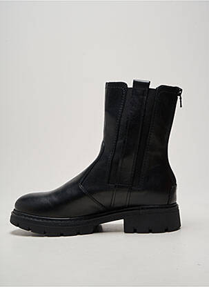 Botine/ghete țesătură satinată toc de 4 la 6 cm negru NERO GIARDINI femeie