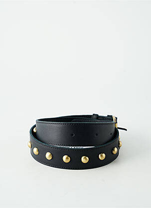 Curea efect material satinat negru VIRGINIE DARLING femeie