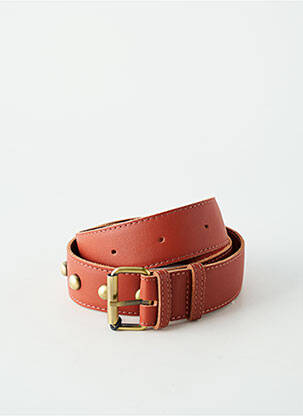 Curea efect material satinat maro VIRGINIE DARLING femeie