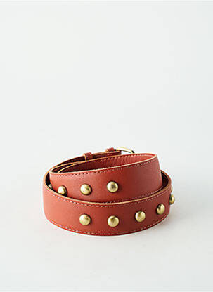 Curea efect material satinat maro VIRGINIE DARLING femeie