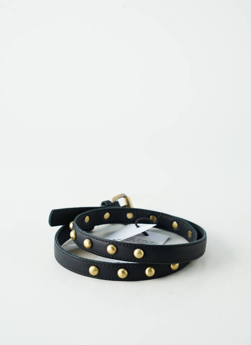 Curea țesătură imitație de piele negru VIRGINIE DARLING femme