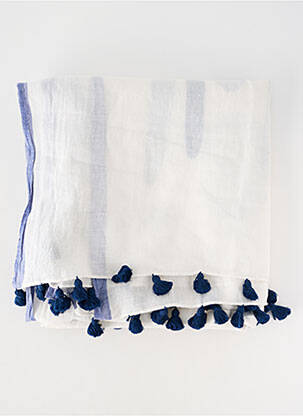 Eșarfă țesătură poplin alb STORIATIPIC femme