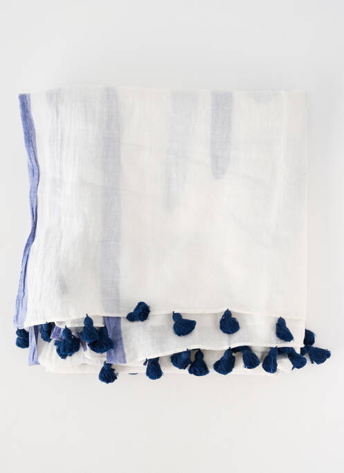 Eșarfă țesătură poplin alb STORIATIPIC femme