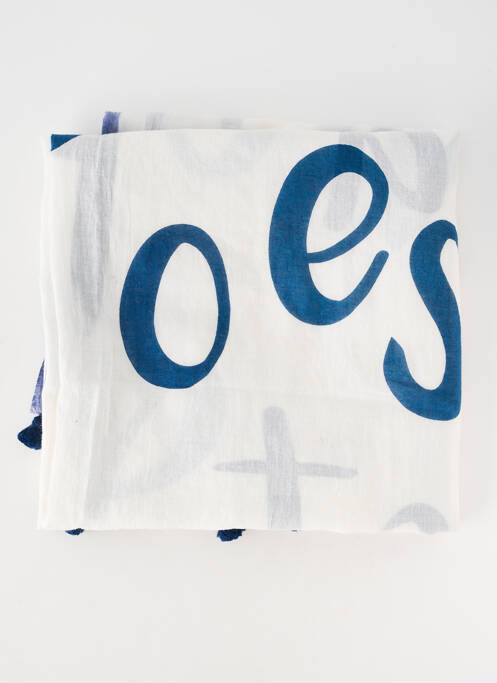 Eșarfă țesătură poplin alb STORIATIPIC femme