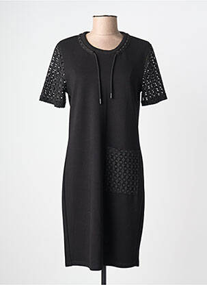 Rochie scurtă mâneci scurte mâneci scurte negru BARBARA LEBEK femeie