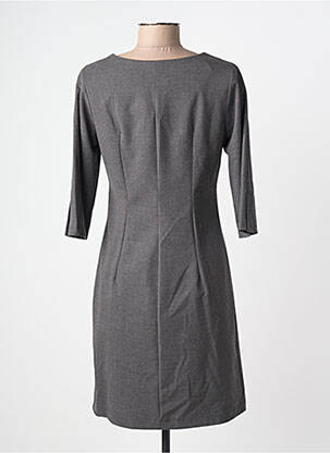 Rochie scurtă mâneci 3/4 mâneci 3/4 gri HIPPOCAMPE femeie