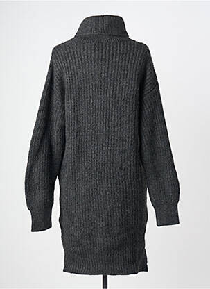 Rochie pulover strânsă pe partea de jos mâneci lungi gri ÉTYMOLOGIE femeie