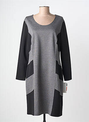 Rochie midi mâneci lungi mâneci lungi gri GUY DUBOUIS femeie