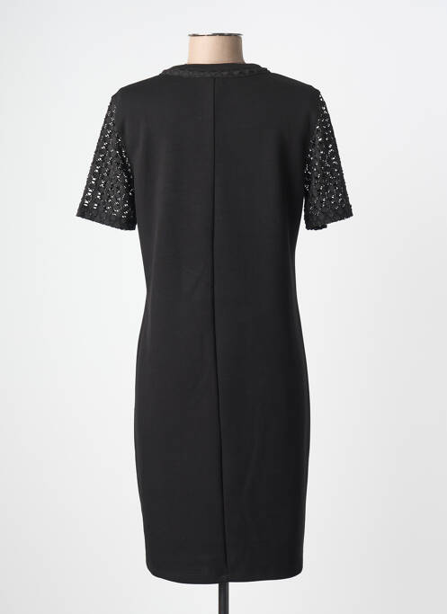 Rochie scurtă mâneci scurte mâneci scurte negru BARBARA LEBEK femme