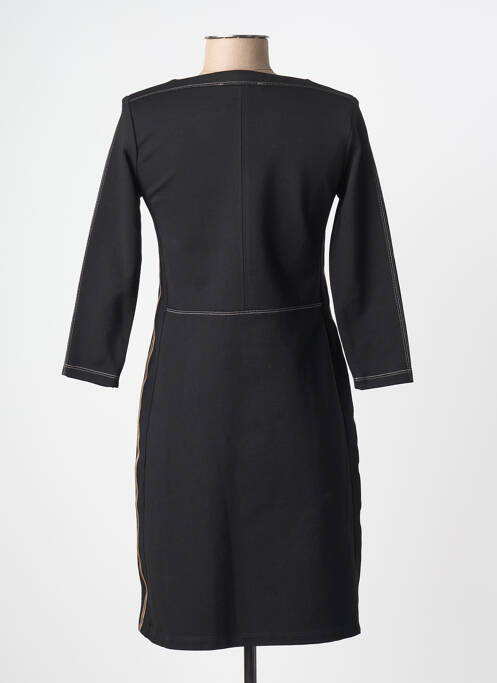 Rochie scurtă mâneci 3/4 mâneci 3/4 negru CHRISTINE LAURE femme