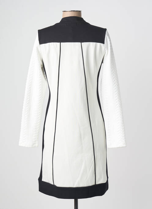 Rochie scurtă mâneci lungi mâneci lungi bej MALOKA femme