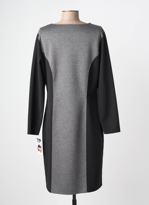 Rochie midi mâneci lungi mâneci lungi gri GUY DUBOUIS femme