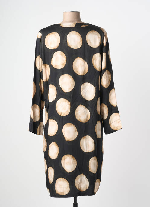 Rochie scurtă mâneci lungi mâneci lungi negru SIGNE NATURE femme