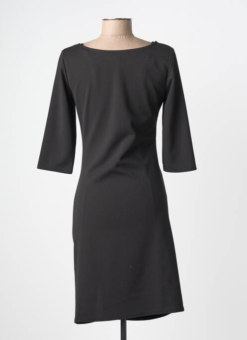 Rochie midi mâneci 3/4 mâneci 3/4 negru FILLES A SUIVRE femme