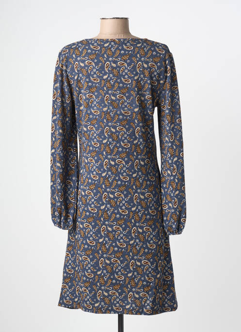 Rochie midi mâneci lungi mâneci lungi albastru MD'M femme