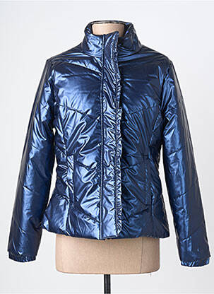Geacă matlasată buzunare fără glugă albastru ÉTYMOLOGIE femme