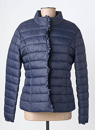 Geacă matlasată buzunare fără glugă albastru ÉTYMOLOGIE femme