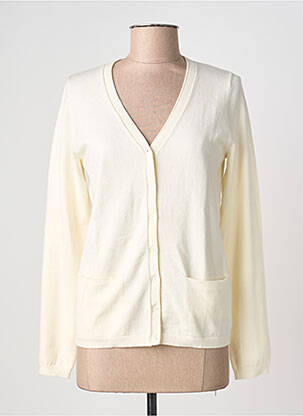 Vestă cu mâneci lungi elasticitate bej ÉTYMOLOGIE femme