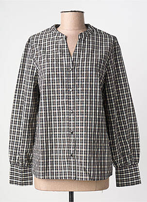 Cămașă țesătură crep mâneci lungi negru C'EST BEAU LA VIE femme