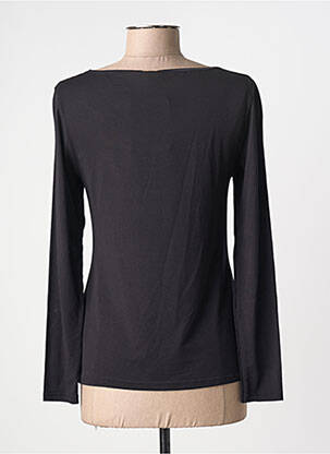 Top elasticitate mâneci lungi negru JANIRA femeie