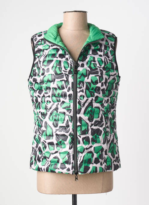 Geacă matlasată buzunare fără glugă verde BARBARA LEBEK femme