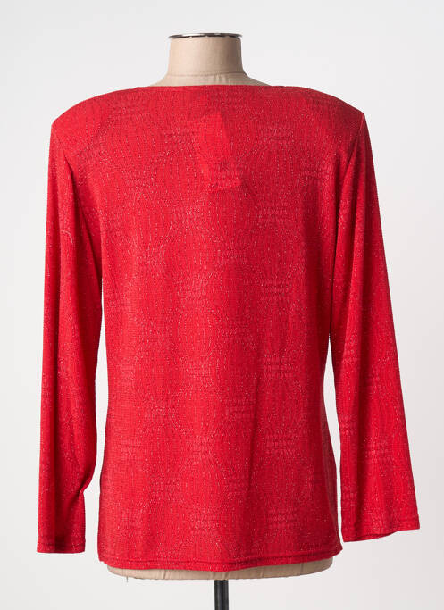 Top elasticitate mâneci lungi roșu VISION NIGHT femme