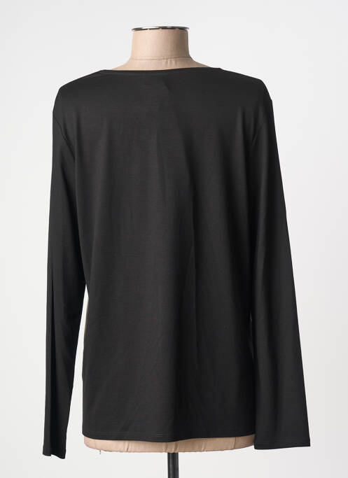 Top imprimeu fantezie mâneci lungi negru BARBARA LEBEK femme