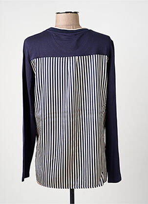 Tricou mâneci lungi mâneci lungi albastru BARBARA LEBEK femeie