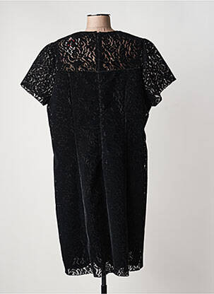 Rochie midi mâneci scurte mâneci scurte negru CHRISTINE LAURE femeie