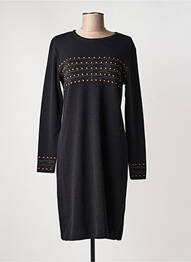 Rochie midi mâneci lungi mâneci lungi negru TELMAIL femme