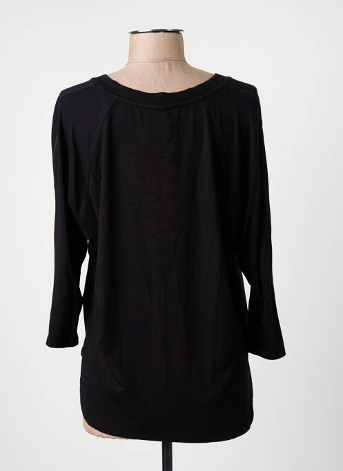 Tricou mâneci 3/4 mâneci 3/4 negru BARBARA LEBEK femme