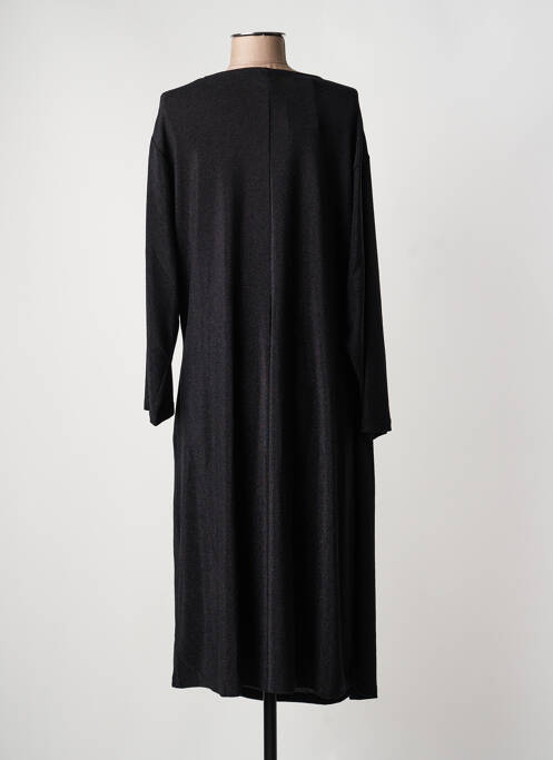 Rochie midi mâneci lungi mâneci lungi negru CISO femme