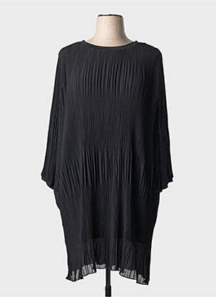 Rochie midi mâneci lungi mâneci lungi negru CISO femme