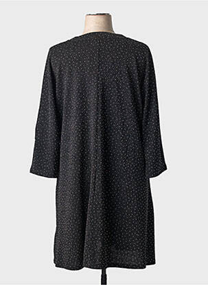 Rochie midi mâneci 3/4 mâneci 3/4 negru CISO femeie