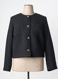 Jachete casual guler rotund negru C'EST BEAU LA VIE femme