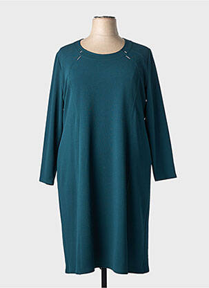 Rochie midi mâneci lungi mâneci lungi verde GEVANA femme