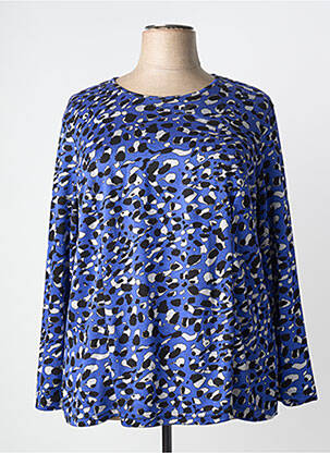 Tricou mâneci lungi mâneci lungi albastru GUY DUBOUIS femeie