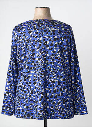 Tricou mâneci lungi mâneci lungi albastru GUY DUBOUIS femeie